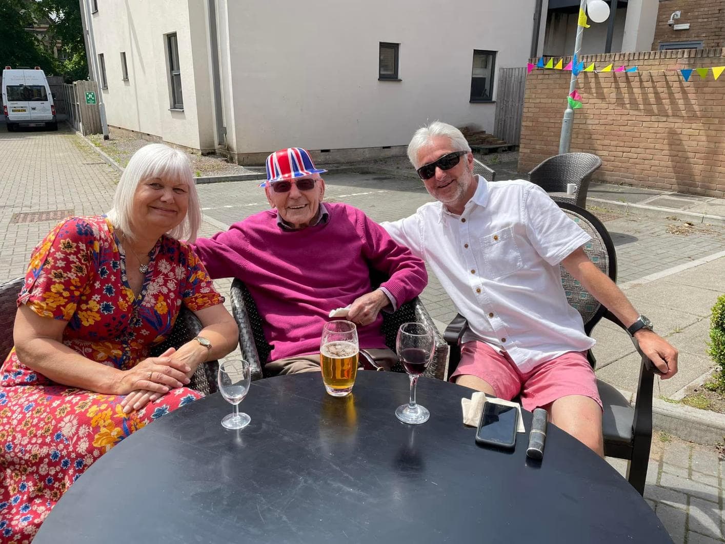 residents celebrating the jubilee